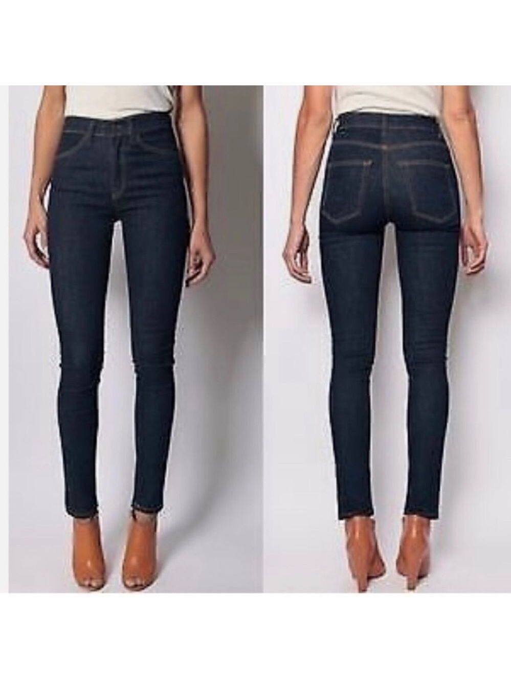 Imogene + Willie Lucy Midrise Dark Wash Stretch Skinny Jeans